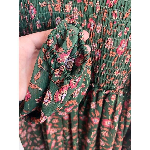 Misa Los Angeles Jessa Floral Print Evergreen Bloom Dress Women's Size S - Picture 12 of 14